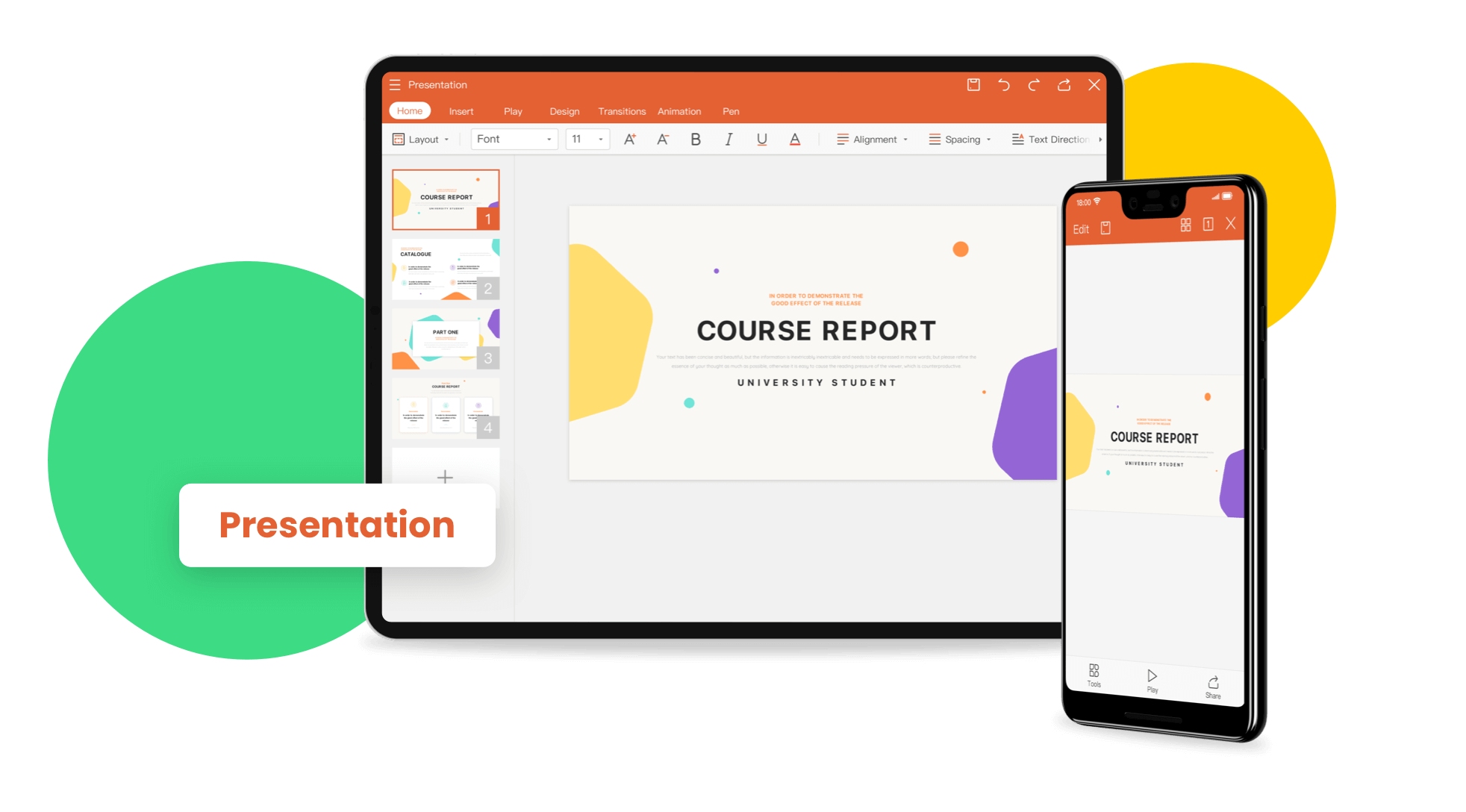 免費的全功能 Android 版 Office 套件